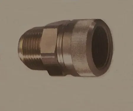 Ρακόρ μεταλλικό τρελό μάνικας 3/4 θυληκό με 3/4 αρσενικό