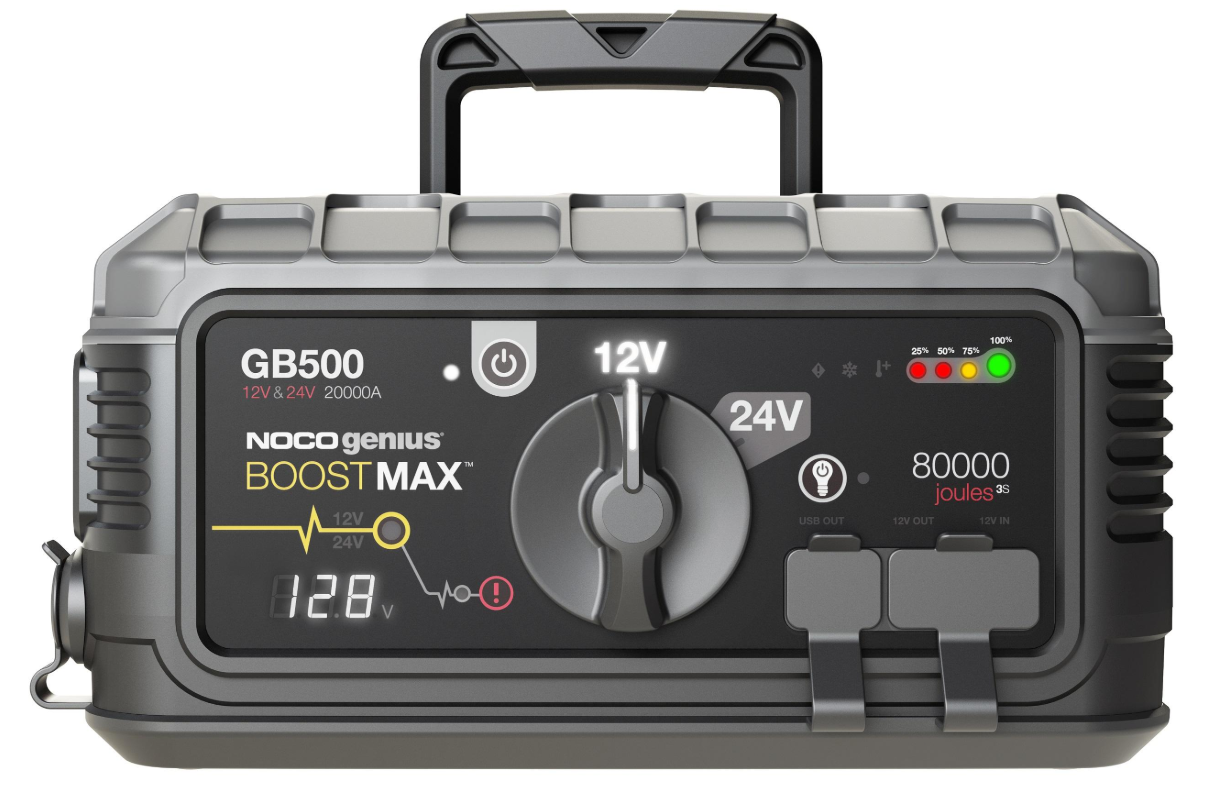 UltraSafe Εκκινητής Οχημάτων Μηχανημάτων NOCO genius Boost Max GB500 12V & 24V 20000A