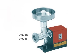 Ηλεκτρική μηχανή αλέσεως κιμά-λουκάνικου Ιταλίας(250 WATT) με ανοξείδωτο &#216;8  δοχείο και κόσκινο  παραγωγή 20 kg/h