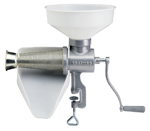 Μηχανή ντομάτας χειροκίνητη Griffo SP2MAN με πλαστικό συλέκτη 130kg/h made in Italy
