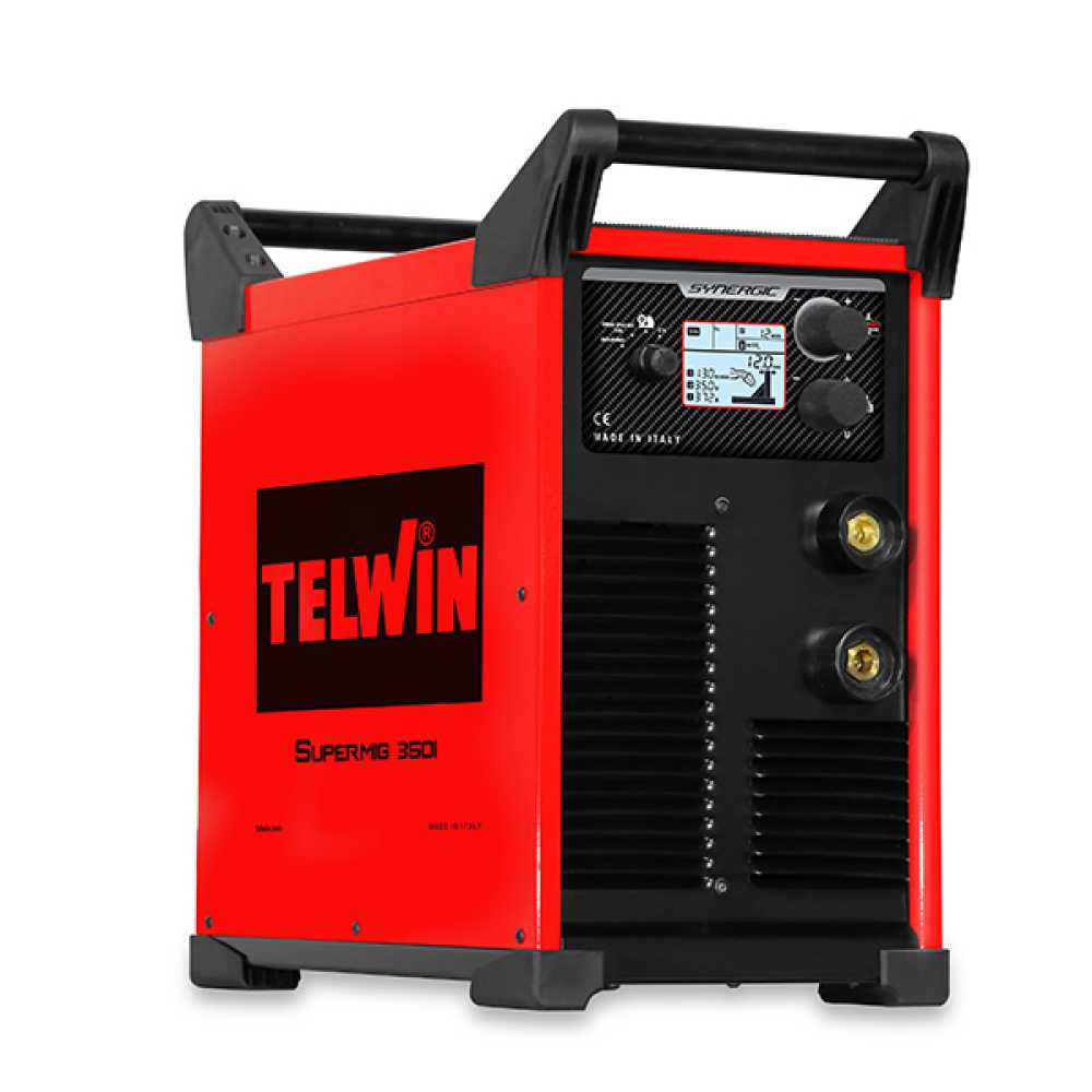 TELWIN Μηχανή συγκόλλησης ηλεκτρόδιου συνεχούς ρεύματος (DC) και TIG με Scratch LINEAR 350I 816181