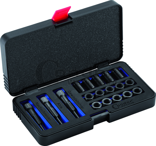 Thread Repair Set for Glow / Spark Plugs M12x1.25 for cleaning old threads or cutting new threads