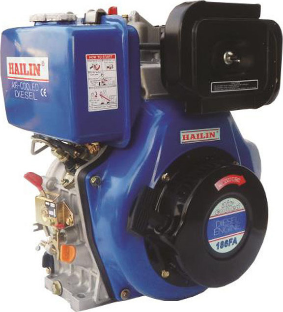 Κινητήρας πετρελαίου HAILIN HL178FAE ΜΙΖΑ- 6,0 hp - Κώνος - 25,4 mm