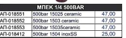 ΜΠΕΚ 1/4 500 BAR 1503 CERAMIC