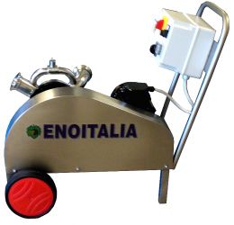 Αντλία σταφυλοπολτού και υγρών Enoitalia EURO50 με ιμάντα