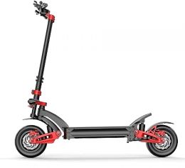 ZERO 11x Electric scooter, 160 Km Range, Top Speed 110 Km / h, Motor 2 x 1600W, 11″ Pneumatic wheels, Hydraulic suspensions (Black / Red)