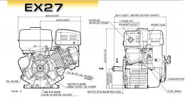 Κινητήρας Βενζίνης Robin ΕΧ 27 DU