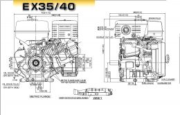 Κινητήρας Βενζίνης Robin EX 40 DU