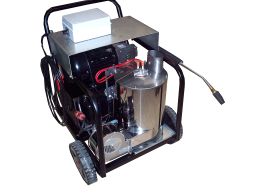 Υδροπλυστικό μηχάνημα ζεστού κρύου 200 bar 900 lit made in italy