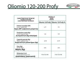 Oliomio Profy 120  self contained olive oil machine