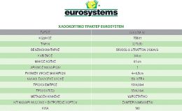 EUROSYSTEMS SLALOM 82 Χλοοκοπτικό τρακτέρ βενζίνης B&S 3130AVS 344cc 81cm