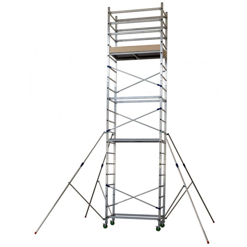 Σκάλα αλουμινίου 6.20 Aluminum scaffold "ALTO 620" H. work 7 mt. (mod. 1 + 2 + 3)